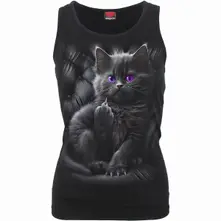 Spiral, Tielko Cattitude, Žena, Čierna