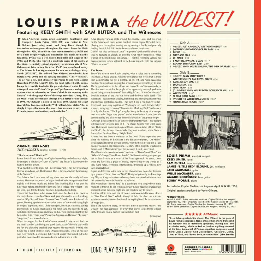 Louis Prima – WIDEST (Vinyl)
