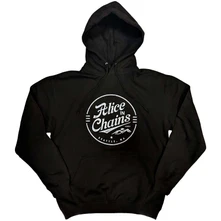 Alice In Chains, Mikina Circle Emblem, Unisex, Čierna