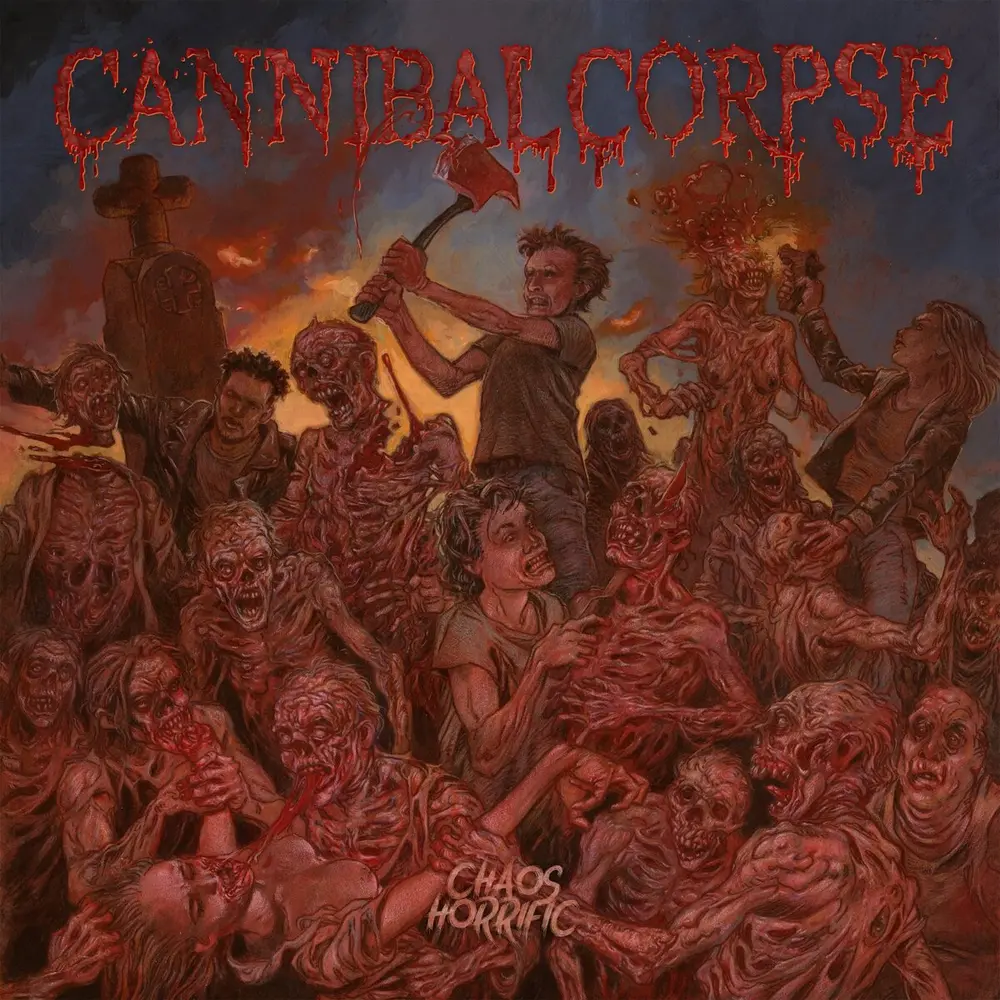 Cannibal Corpse – CHAOS HORRIFIC (White Vinyl) (Vinyl)