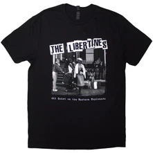 The Libertines, Tričko AQOTEE Album B&W, Unisex, Čierna