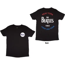 The Beatles, Tričko New York 1964, Unisex, Čierna