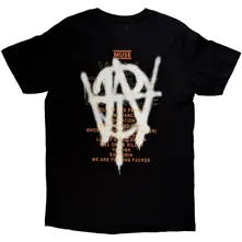 Unisex T-Shirt: Grafitti Tracklist (Black) (Back Print) thumbnail