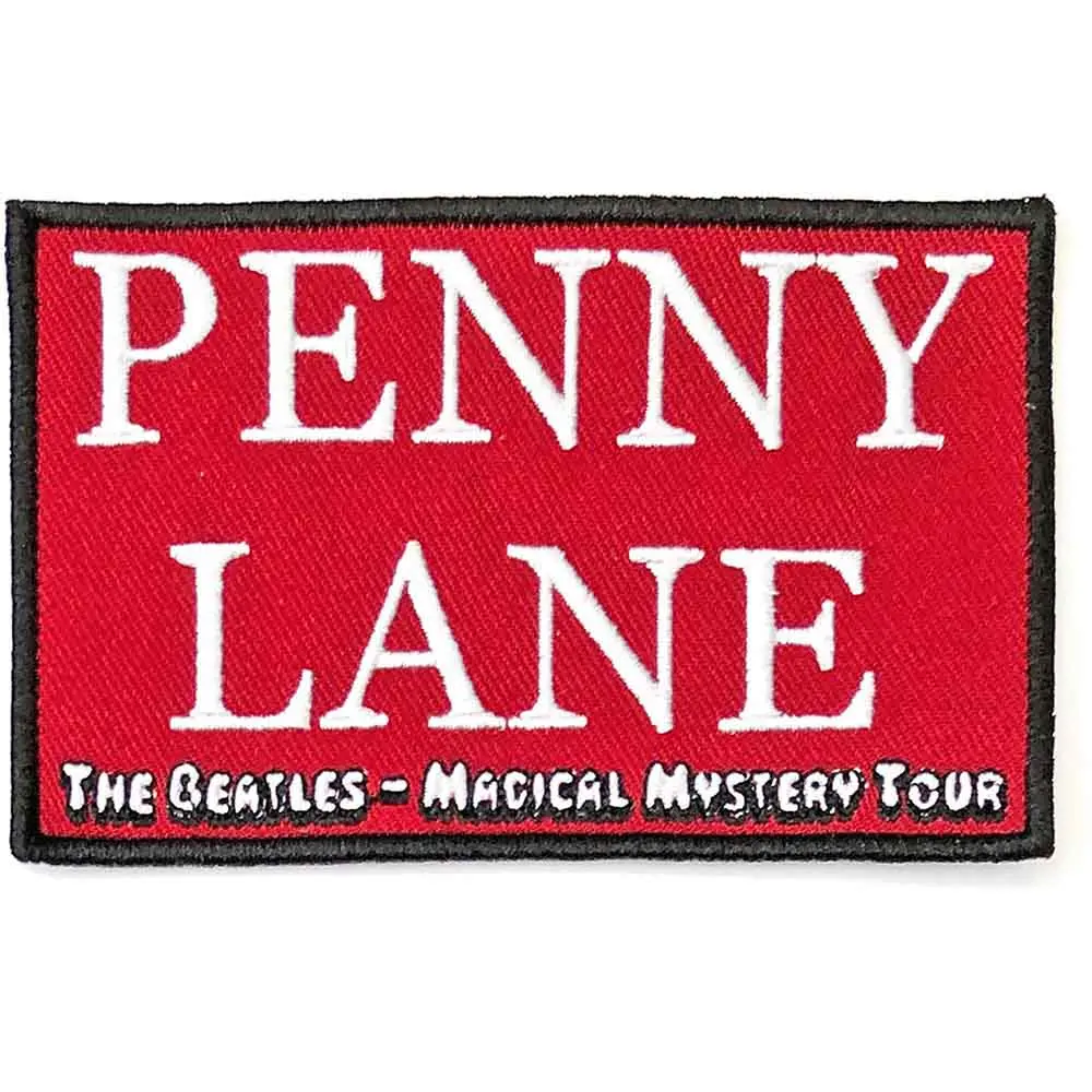 The Beatles – Penny Lane Red (Červená) (Nášivka)