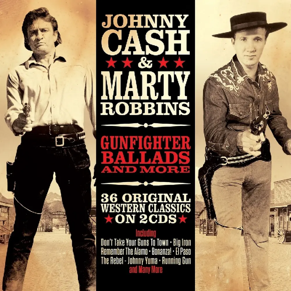 Johnny Cash & Marty Robbins – GUNFIGHTER BALLADS & MORE (CD)