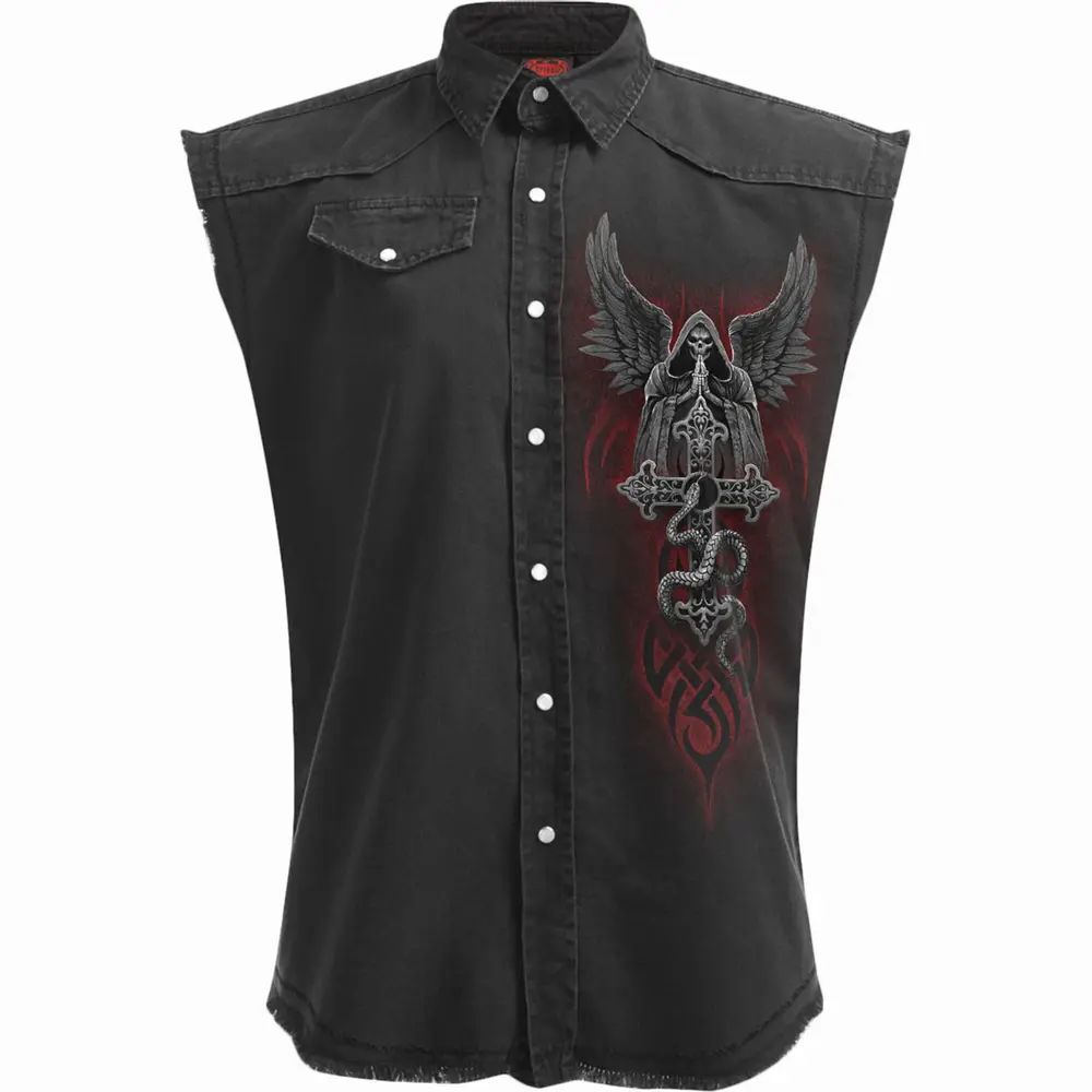 Unisex Worker Shirt: The Dead (Black) (Back Print)