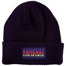 Jimi Hendrix, Čapica Unisex Beanie Hat: Band Of Gypsys (Purple), Unisex, Fialová