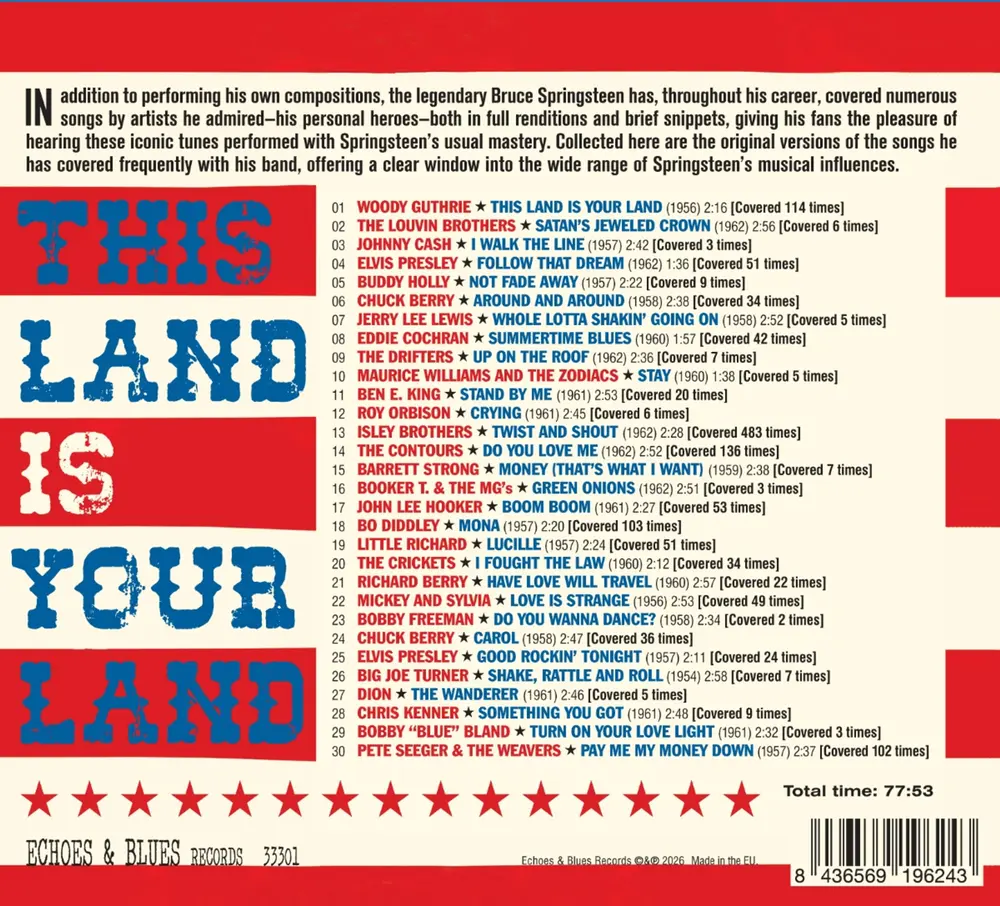 THIS LAND IS YOUR LAND - THE ORIGINAL SONGS BEHIND THE BOSS' COVERS