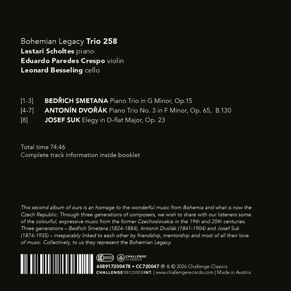 BOHEMIAN LEGACY - SMETANA/DVORAK/SUK