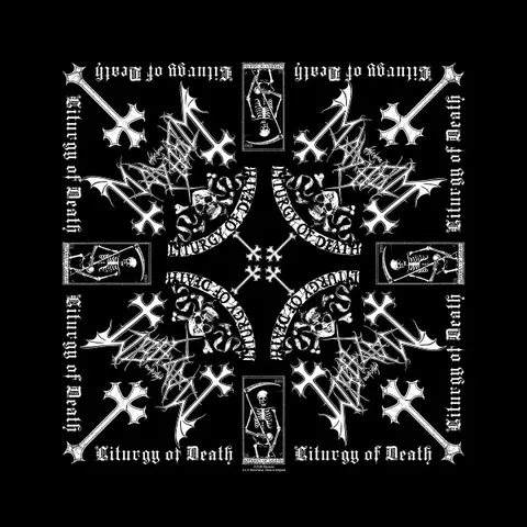 Unisex Bandana: Skull Omega (Black)
