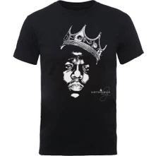 Biggie Smalls, Tričko Crown Face, Unisex, Čierna