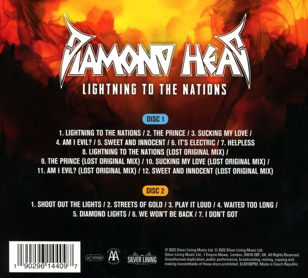 Diamond Head – LIGHTNING TO THE NATIONS (THE WHITE ALBUM) (REMASTERED 2021) (CD)