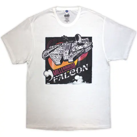 Millennium Falcon Graphic (Biela)