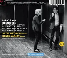 BEETHOVEN, VIOLIN SONATAS NOS 3, 7 & 8 thumbnail