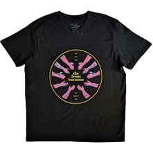 The Front Bottoms, Tričko Circle Hands, Unisex, Čierna