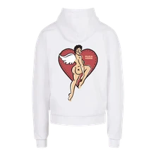 Ruka Hore, Mikina Amor, Unisex, Biela