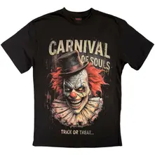 Unisex T-Shirt: Carnival of Souls (Black) (Back Print) thumbnail