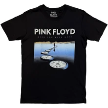 Pink Floyd, Tričko Clocks, Unisex, Čierna
