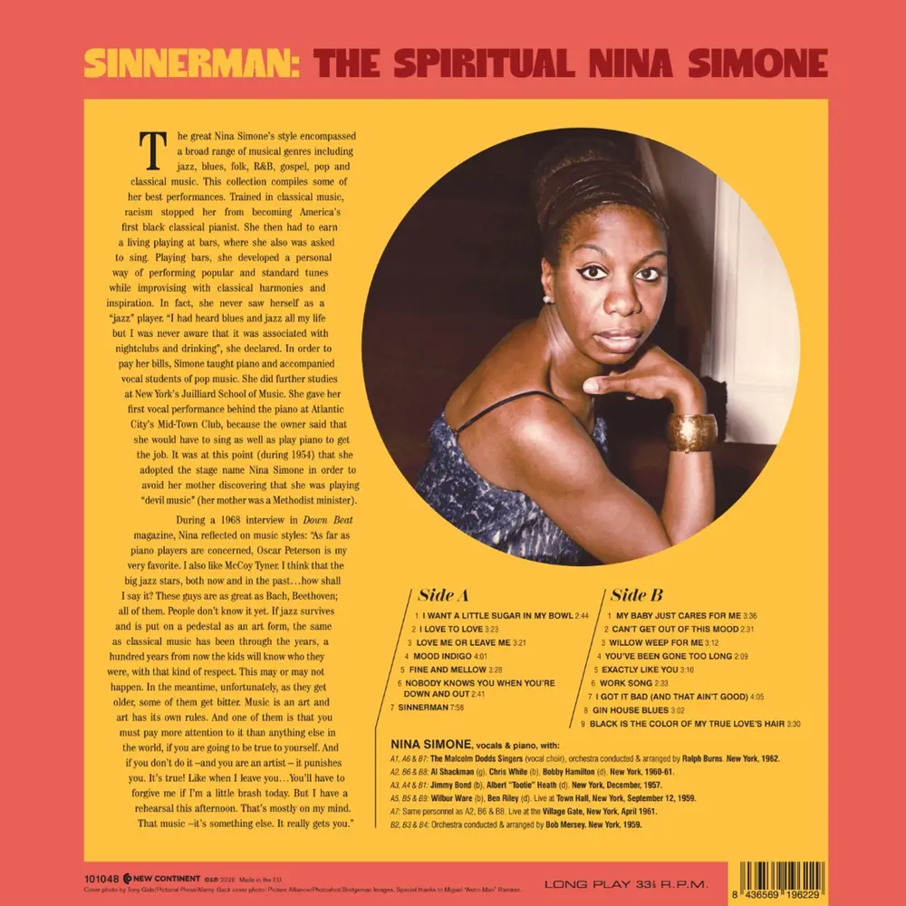 SIMONE, NINA - SINNERMAN: THE SPIRITUAL NINA SIMONE