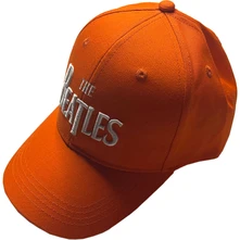 The Beatles, Šiltovka White Drop T Logo, Unisex, Oranžová