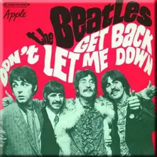 Magnetka Get Back/Don't Let Me Down (Red)