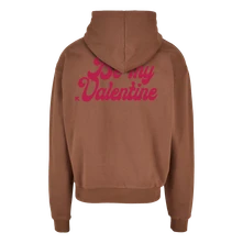 Ruka Hore, Mikina Be My Valentine, Unisex, Hnedá