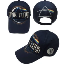 Pink Floyd, Šiltovka Dark Side of the Moon Album Distressed, Unisex, Modrá