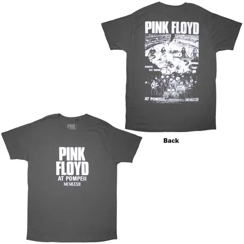 Unisex T-Shirt: Pompeii Collage (Charcoal Grey) (Back Print)