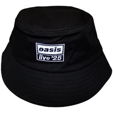 Oasis, Klobúk Live '25 Logo, Unisex, Čierna