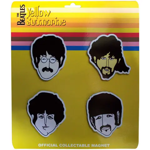 Yellow Submarine Heads Embossed