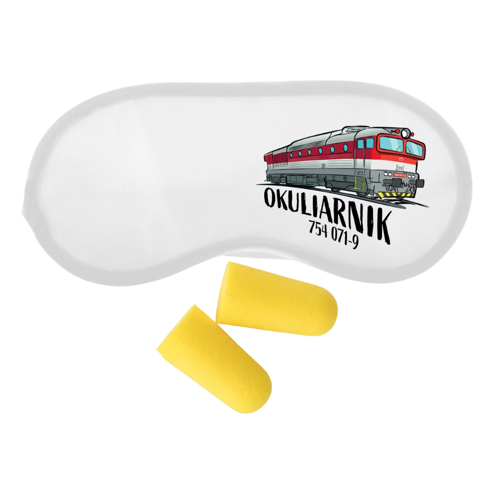 Spánková maska so štuplami Okuliarnik
