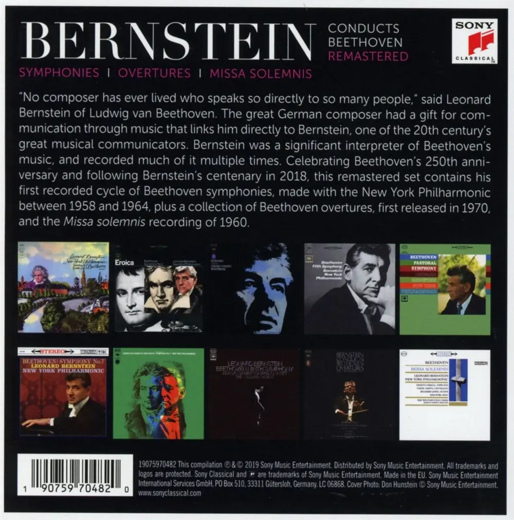Bernstein Conducts Beethoven - Remastered