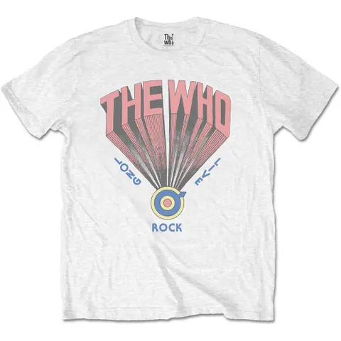 The Who – Tričko Long Live Rock (Biela), Unisex, Biela