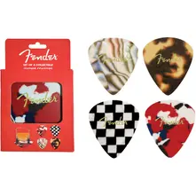 Fender, Doplnok Leather Coaster Set: Patterns (Multicolour) (Premium), Multicolor