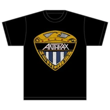Anthrax, Tričko Eagle Shield, Unisex, Čierna