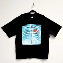 Unisex Oversized Boxy T-Shirt: X-Ray (Black) thumbnail