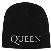 Queen, Čapica Logo, Unisex, Čierna