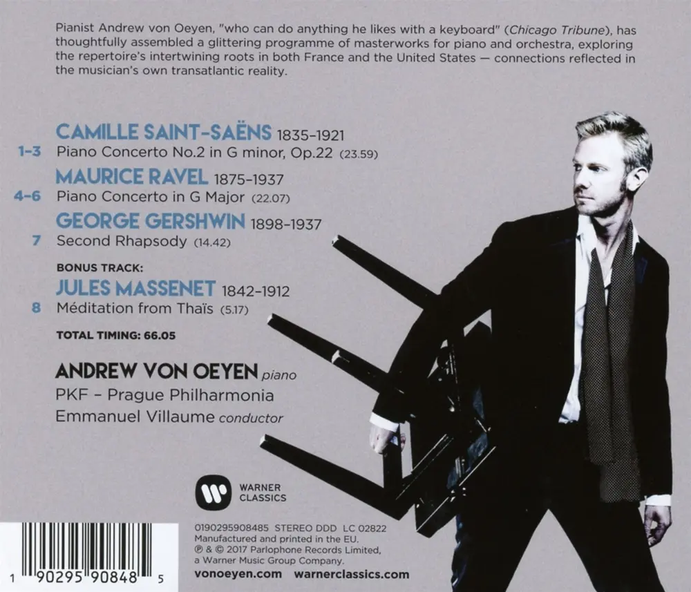 Andrew von Oeyen – SAINT-SAENS, RAVEL, GERSHWIN (CD)
