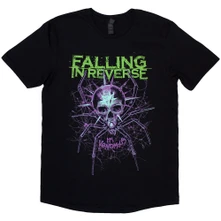 Falling In Reverse, Tričko Spider, Unisex, Čierna