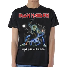 Iron Maiden, Tričko No Prayer On The Road, Unisex, Čierna