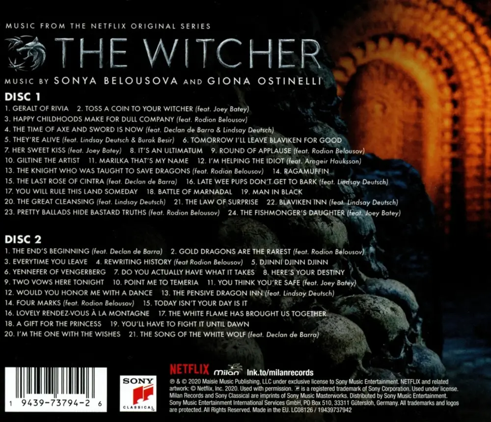 The Witcher (Music From The Netflix Original Series)