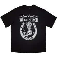 Unisex Oversized Boxy T-Shirt: Outlaw (Black) thumbnail