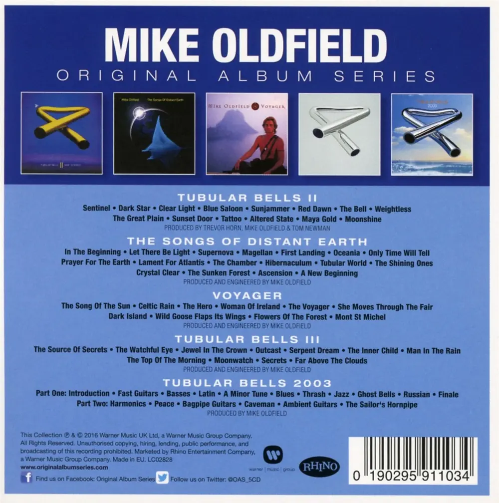 Mike Oldfield – ORIGINAL ALBUM SERIES (CD)