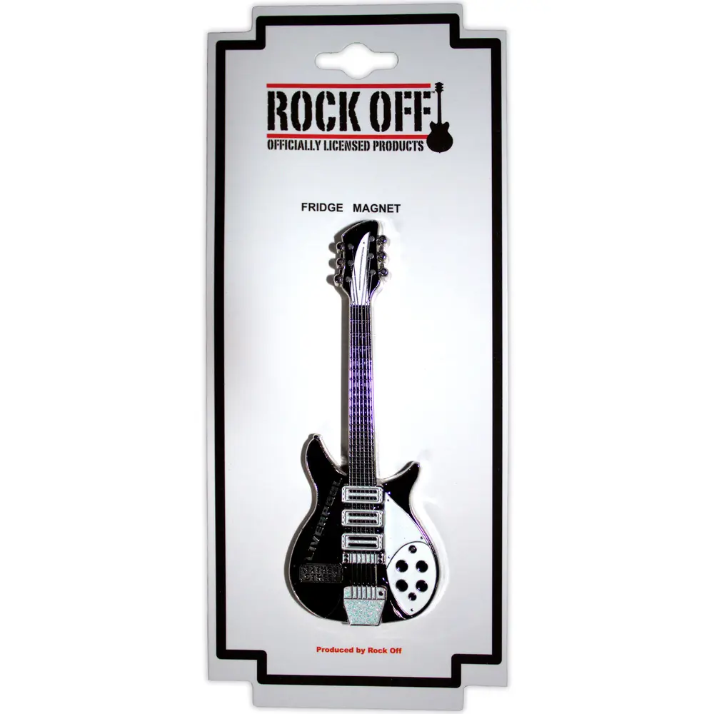 Fridge Magnet: Mathew Street B&W Guitar