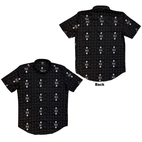 The Beatles – Košeľa Drum & Apples (Čierna), Unisex, Čierna