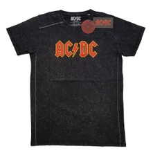 AC/DC, Tričko Logo, Unisex, Čierna