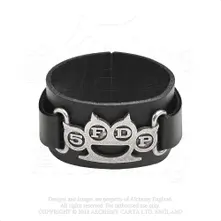 Five Finger Death Punch – Knuckle Duster (Leather Wrist Strap) (Náramok)