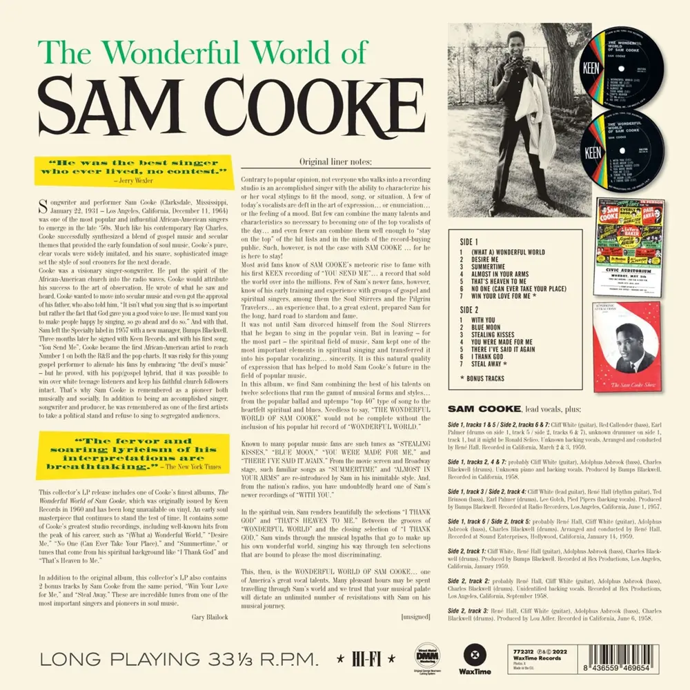 THE WONDERFUL WORLD OF SAM COOKE
