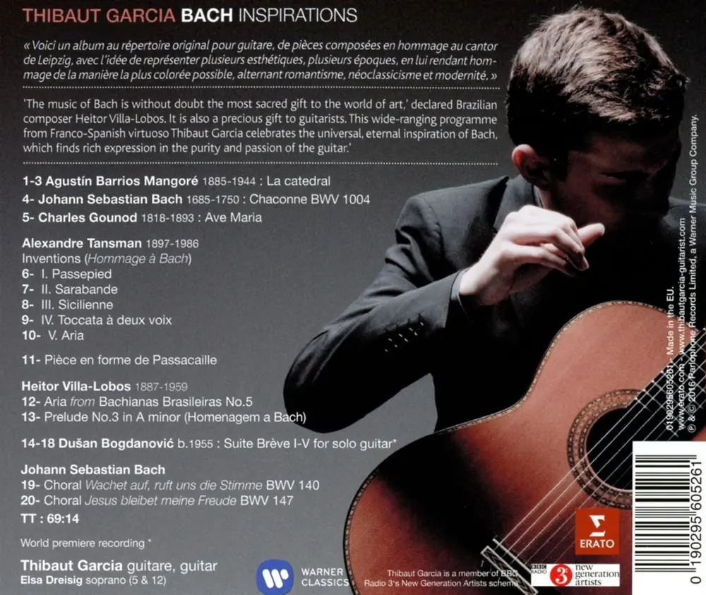 Thibaut Garcia – BACH INSPIRATIONS (CD)