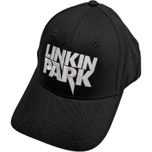 Linkin Park, Šiltovka White Logo, Unisex, Čierna